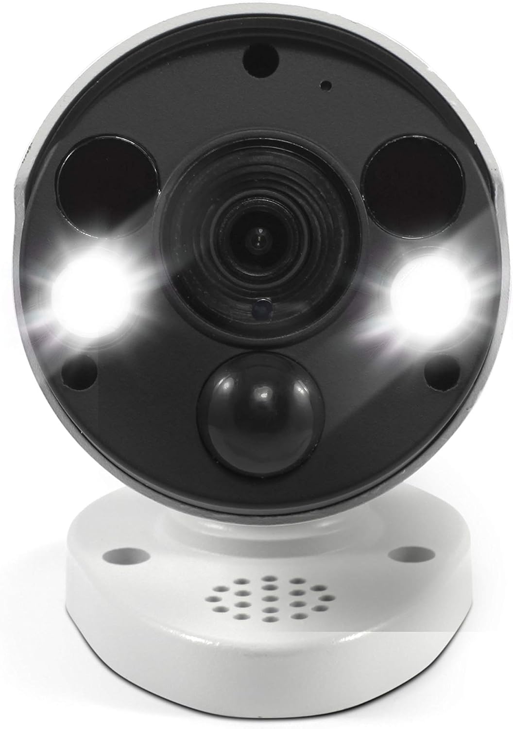 Home Security Camera, POE Cat5e NVR 4K HD Video, Indoor or Outdoor Wired Surveillance CCTV, Color Night Vision, Heat Motion Detection, LED Lights, Metal Housing, Face Recognition, 2-Way Talk Bullet Security Camera w/ Spotlight 1 Count (Pack of 1)