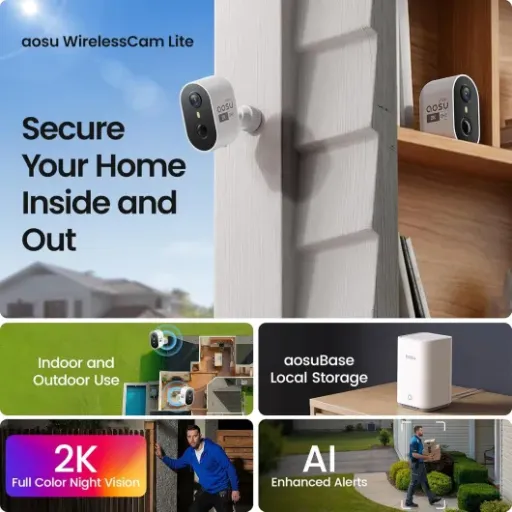 aosu 2K Wireless Camera Kit Review: no-subscription security that mostly just works