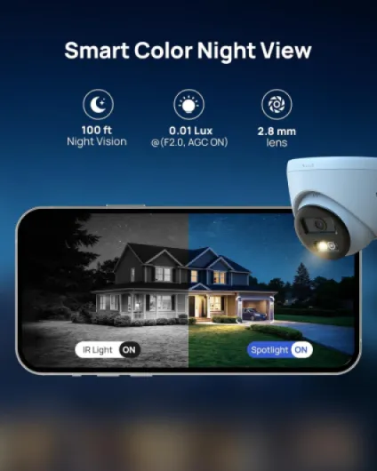 PoE CCTV System Outdoor, 4K 8CH NVR with 2TB HDD 8 Cameras Set