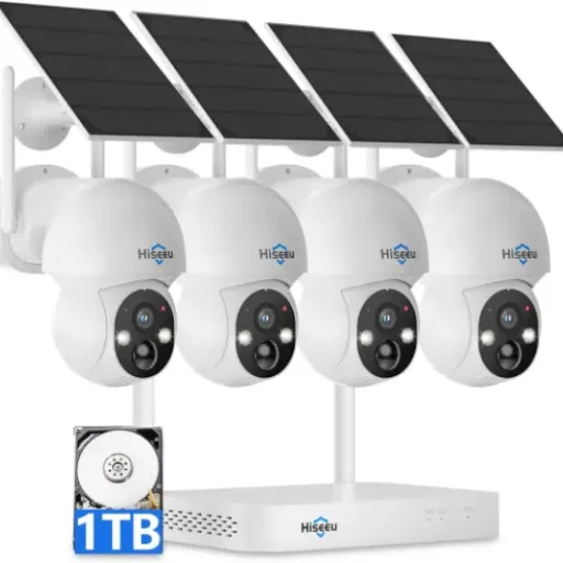 Hiseeu Solar Camera Wireless Outdoor Review: a 4‑camera solar kit that cuts cables and subscriptions
