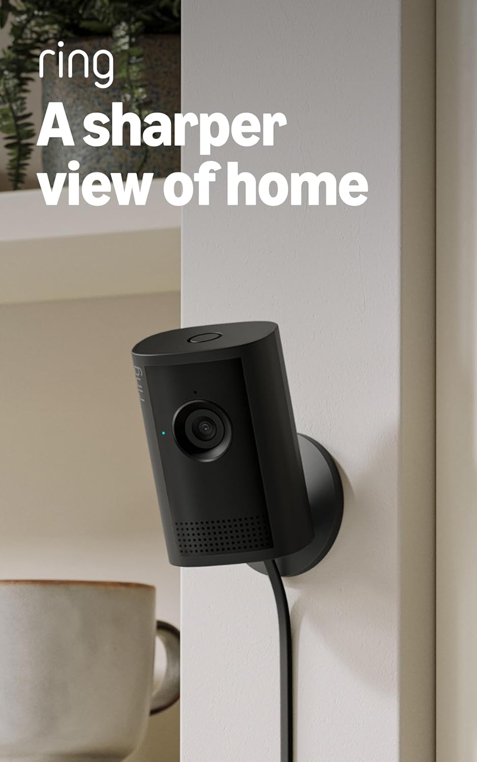 Indoor Cam Plus (newest model), Home or business security, Retinal 2K for crisp, true-to-life video quality, 4x Enhanced Zoom, Low-Light Sight, Black Black 1 Camera