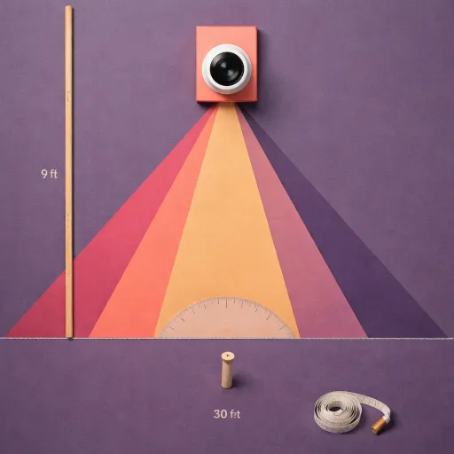 Why Mounting a Ring Camera at 9 Feet Catches People at 30: The Geometry No App Tells You