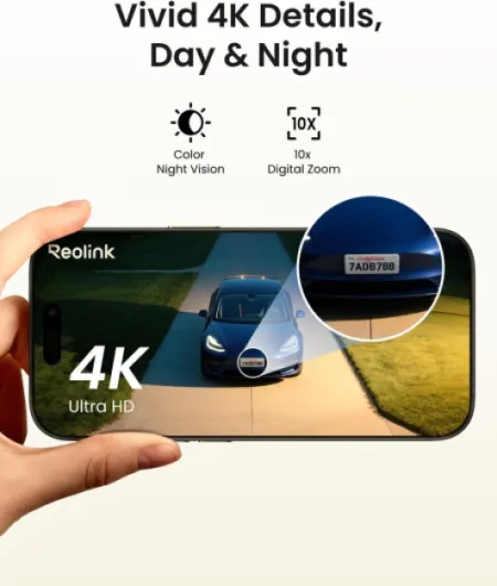 Home Hub+ 4K HD Security Camera Outdoor Wireless Kit, Argus PT Ultra+Solar Panel Home Security System, 64GB Local Storage, No Subscription Fee, 360° Surveillance, Night Vision, 2.4/5 GHz WiFi Whitex2+hub