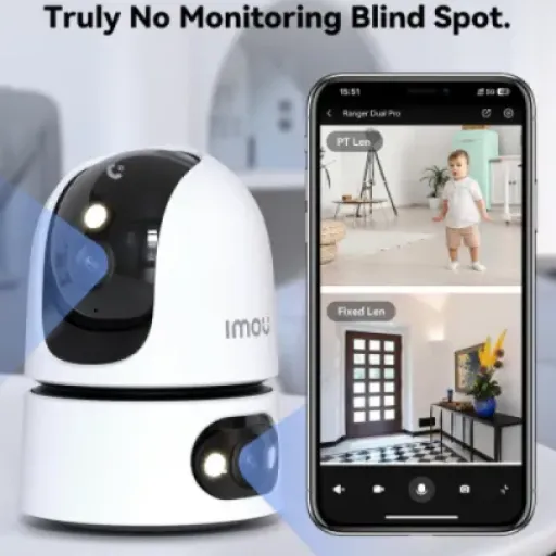 Imou Dual-Lens 2K+2K Indoor Camera Review: wide coverage without going broke