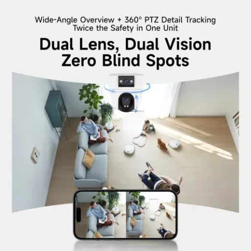 VSTARCAM CS2DR Review: Dual-lens indoor camera that covers the whole room without killing your budget