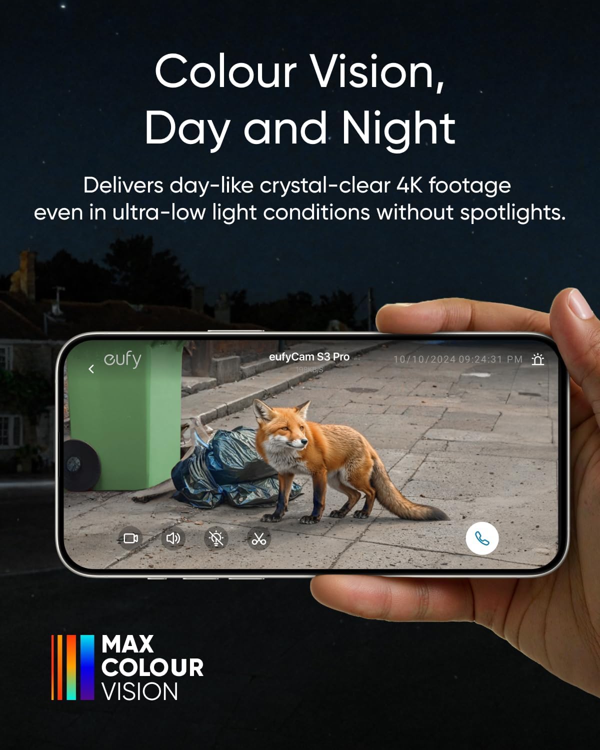 Camera eufyCam S3 Pro 3-Cam Kit, 4K Solar Camera Outdoor Wireless,Colour Night Vision,Forever Power 2.0, Face Recognition AI, Expandable Local Storage, No Monthly Fee,Work With Alexa